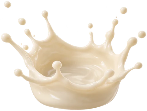 A splash of evaporated milk